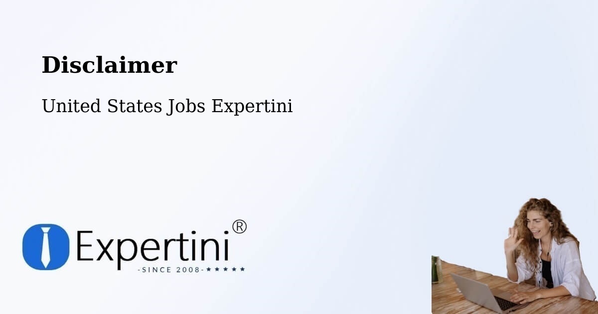 Disclaimer – Temecula - United States Jobs Expertini